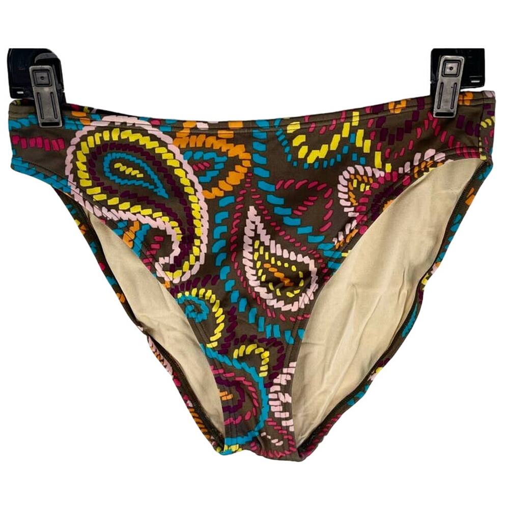 Victorias Secret Ultra High Waisted Paisley Bathing Suit Bottoms Size M Western